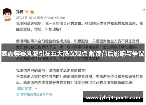 魏震禁赛风波引发五大热议观点 解读背后影响与争议
